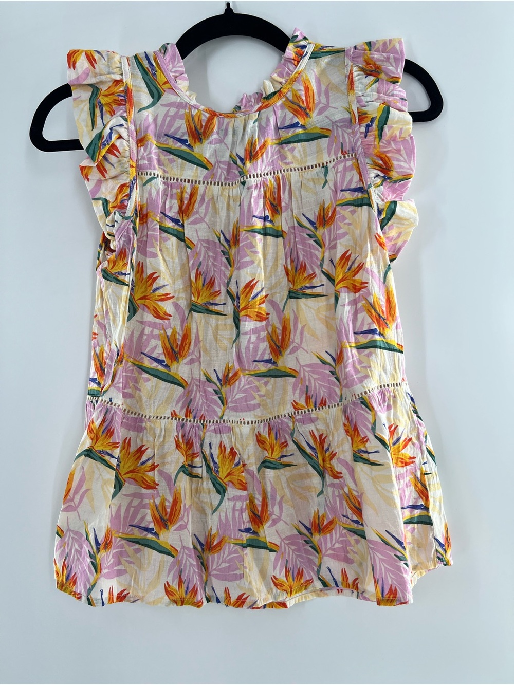 Anthropologie THML Birds of Paradise Sleeveless Top Size XS